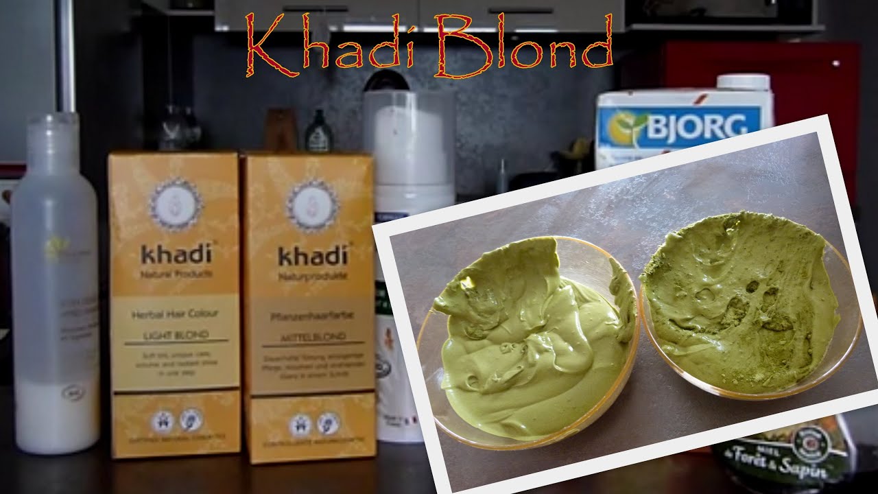 Coloration Végétale Khadi Blond ⚛5 ⚛
