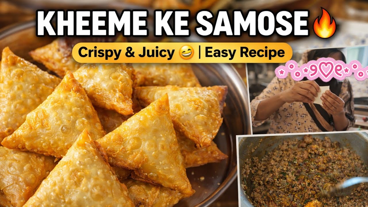 Ramzan Special Kheema Samosa 🤤 | Easy & Tasty Recipe #recipe #somosa #ramadan #indianvlogger