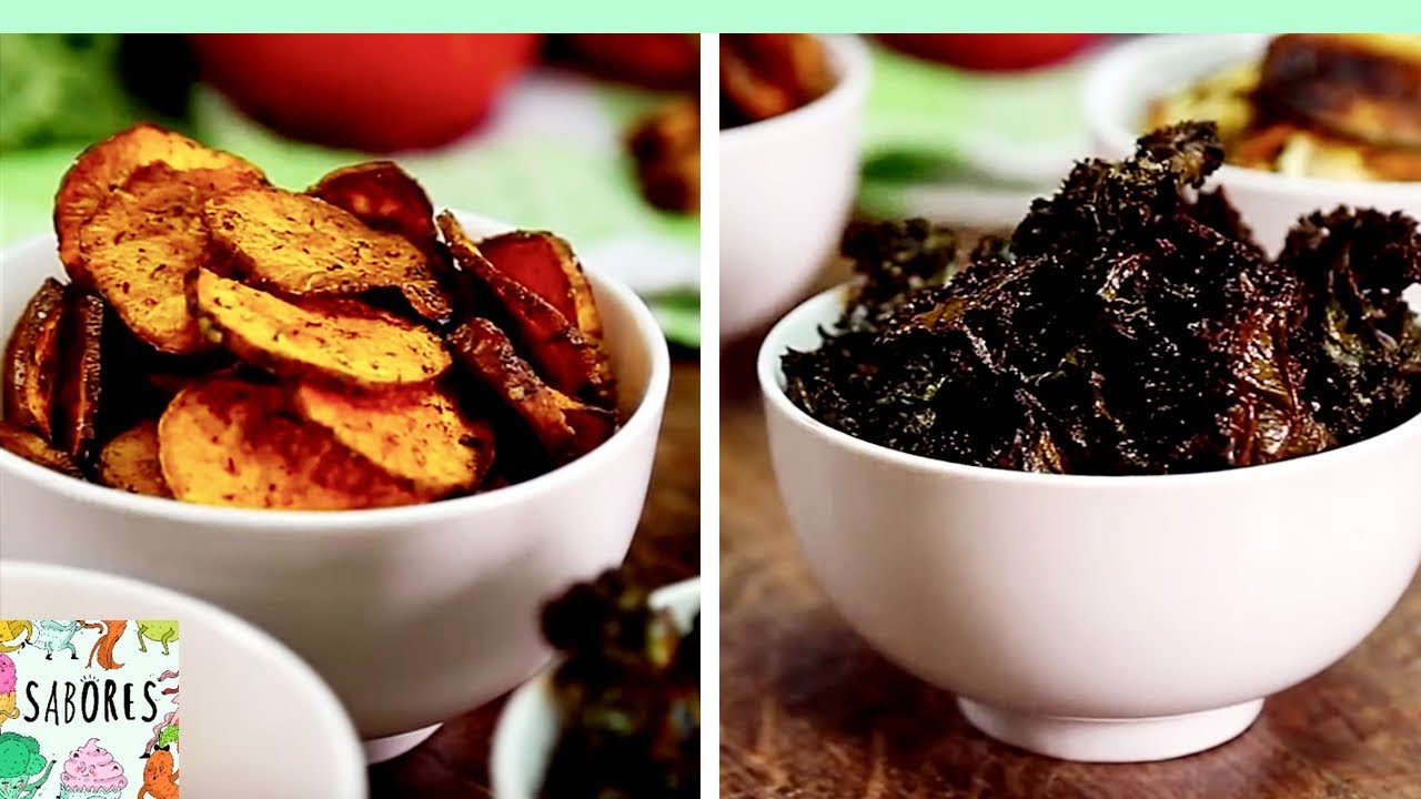3 ideas de chips de verduras para preparar en el horno