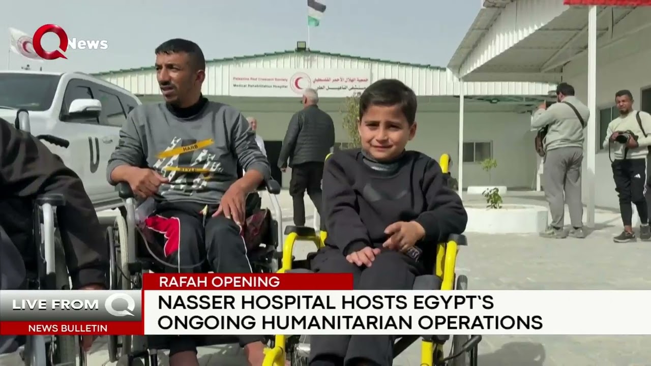 Gazans return to Khan Younis after treatment in Egypt