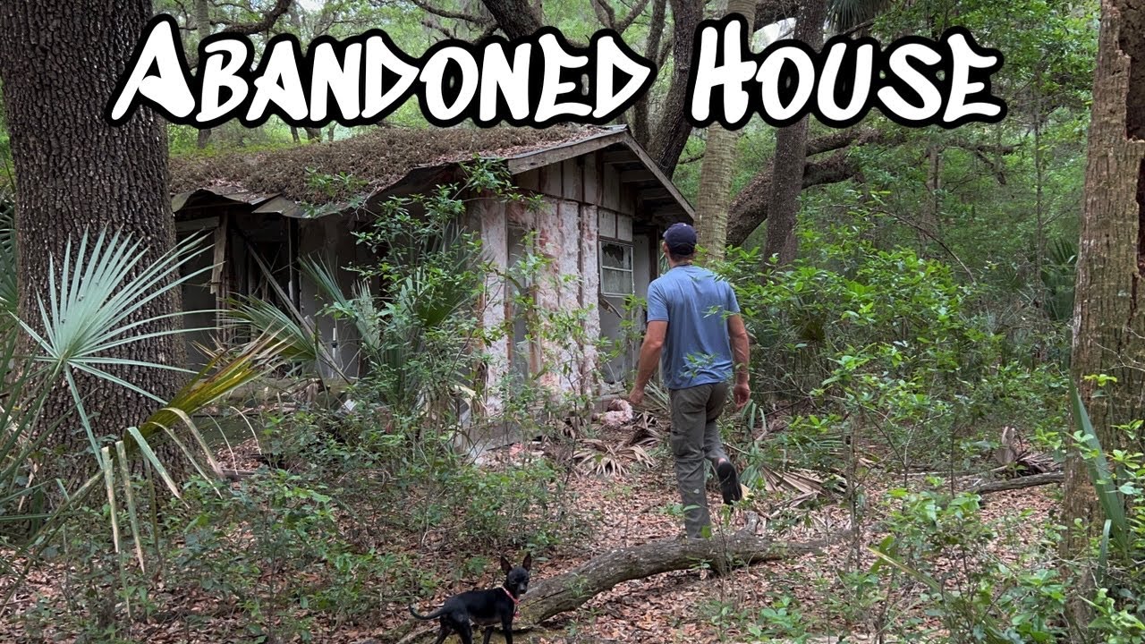 We found an ABANDONED HOUSE on our new property!