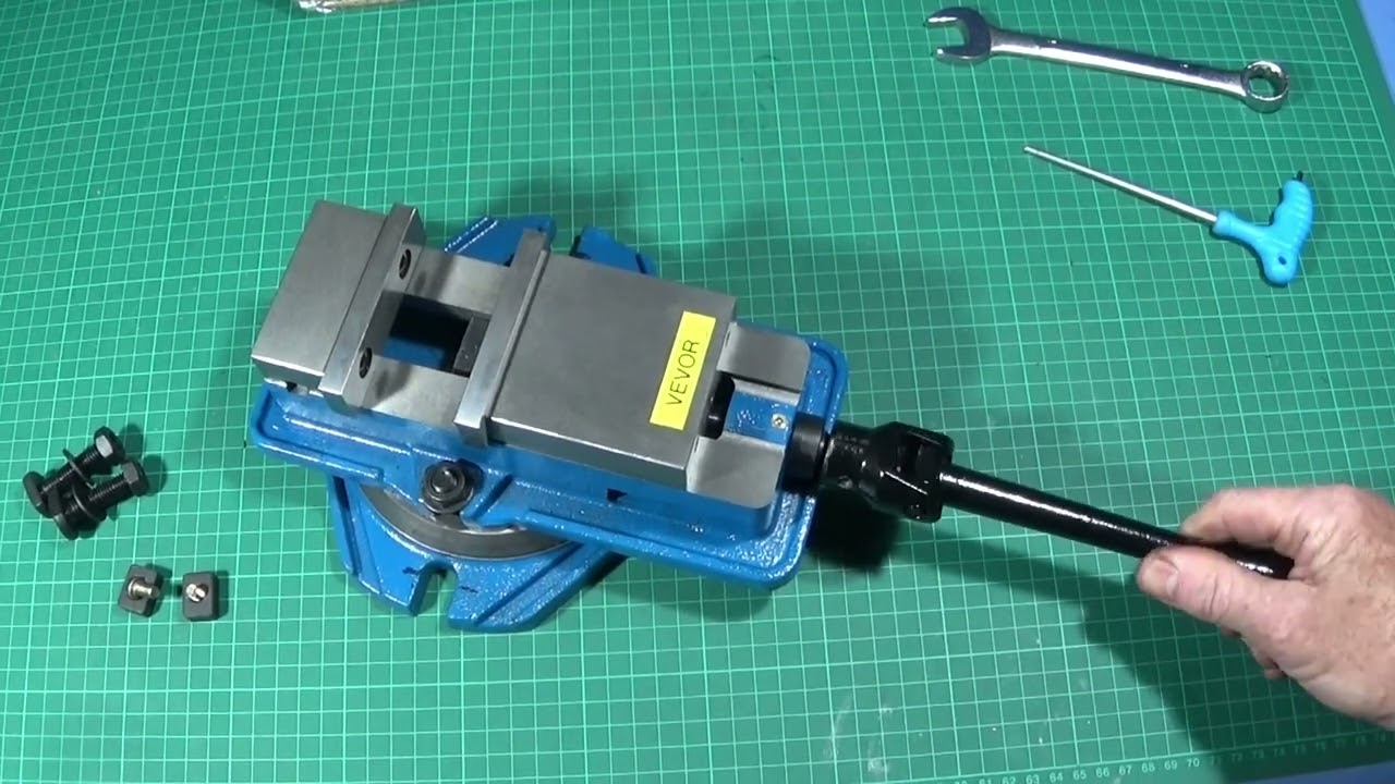 3'' ACCU LOCK VEVOR MACHINE VICE & HOW TO USE IT ON A SMALL BENCH DRILL