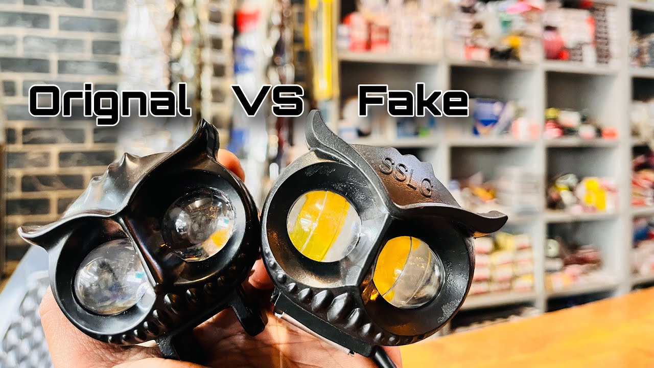 Ullu projector light for car or bike owl light original vs fake