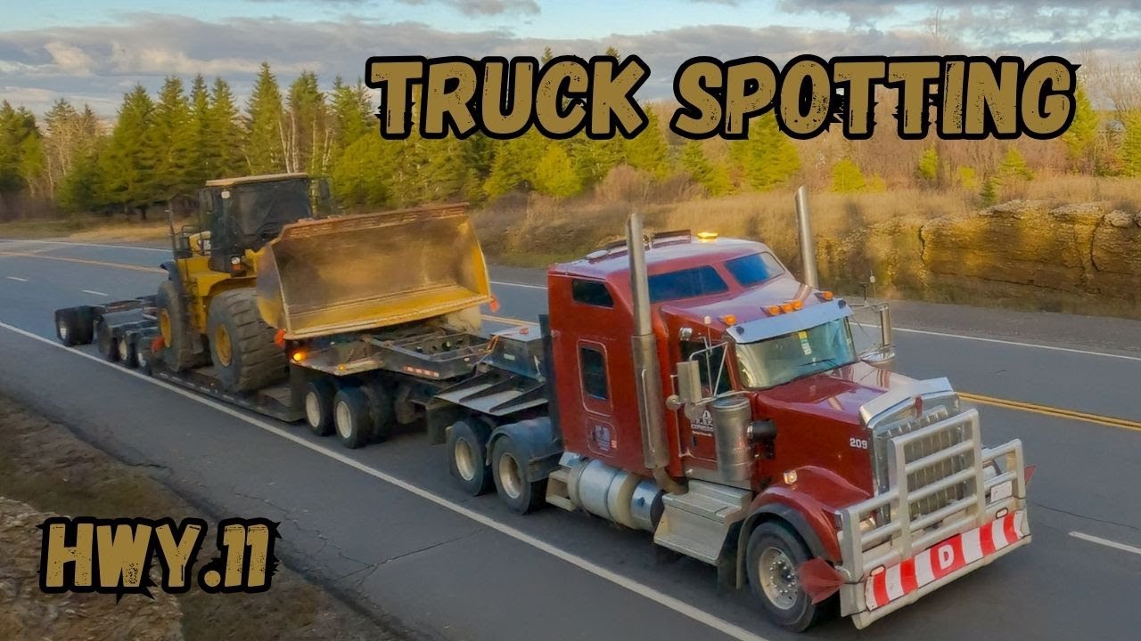 Truck Spotting - Hwy 11 In The Fall