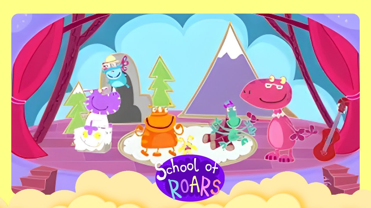 The Famous Yeti & Monster Roars! ❄️| School of Roars | Cartoons for Kids