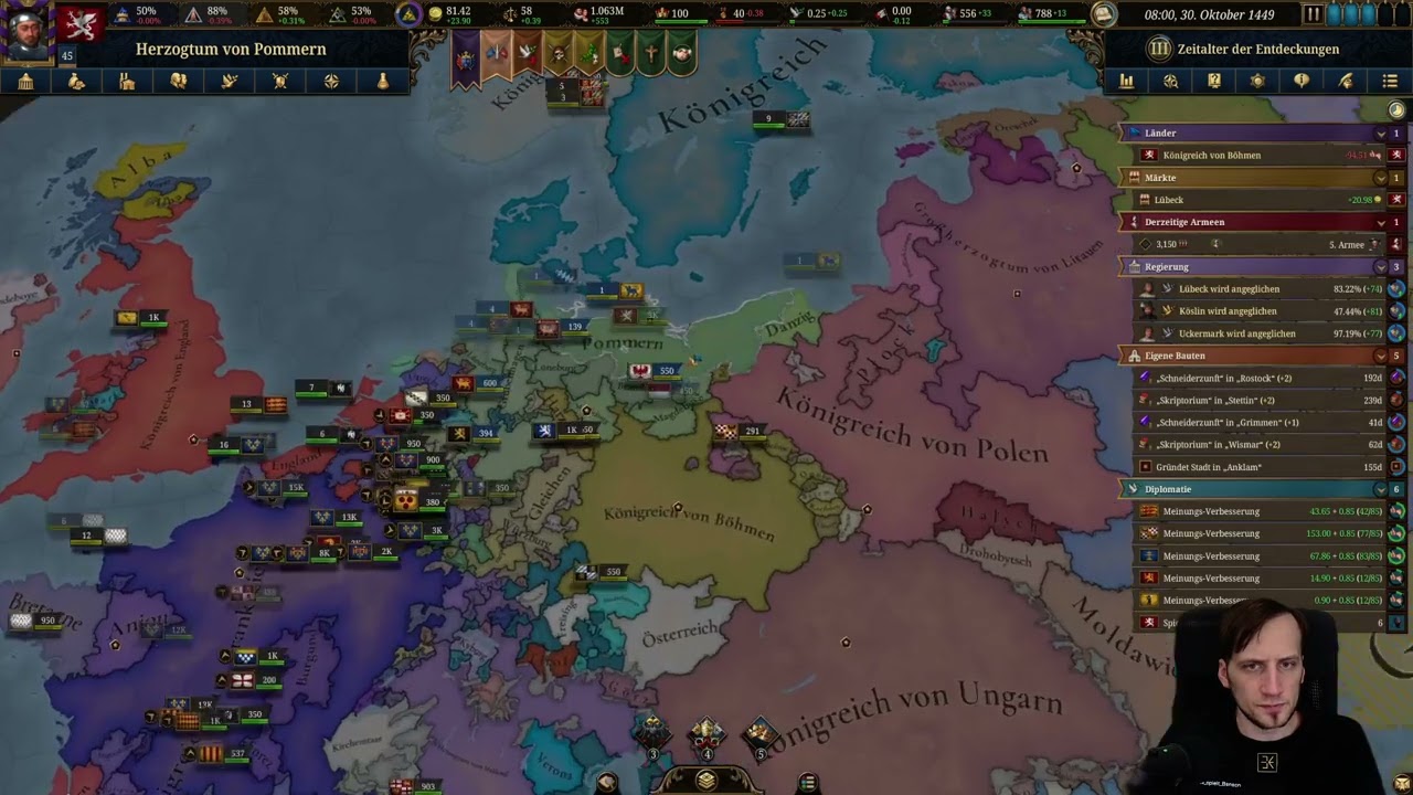 Europa Universalis V - Erobern oder erobert werden das ist hier die Frage!