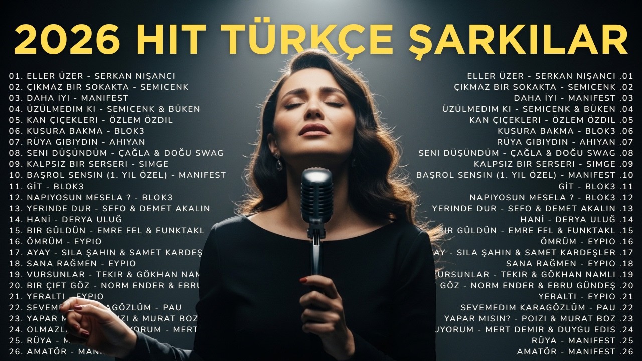 En &Ccedil;ok Dinlenen T&uuml;rk&ccedil;e Şarkılar 2026 | Araba M&uuml;zikleri (Non-Stop)