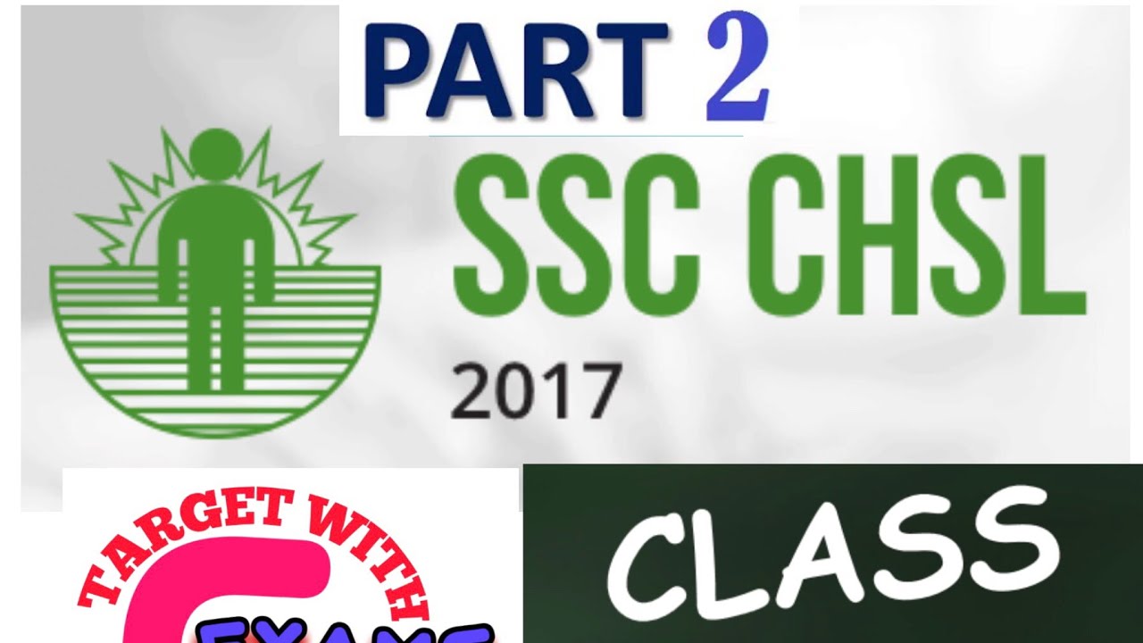 ssc chsl  2017  part 2