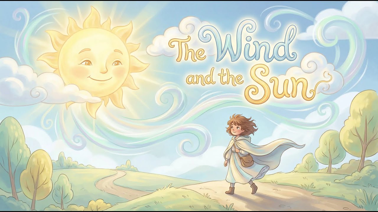 The Wind and the Sun |bedtime story | moral story