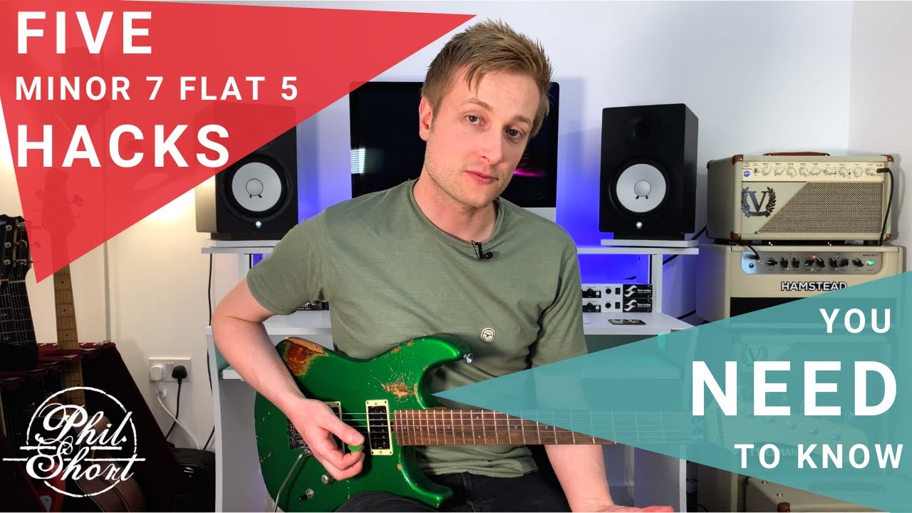 FIVE minor 7 flat 5 hack you NEED to know! | PHIL SHORT