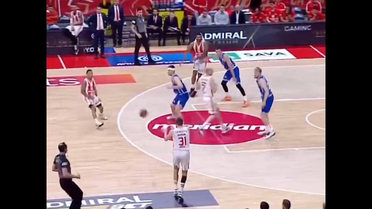 ADMIRALBET ABA LIGA (20. KOLO): Crvena zvezda - Zadar 93:54 / 11.02.2024
