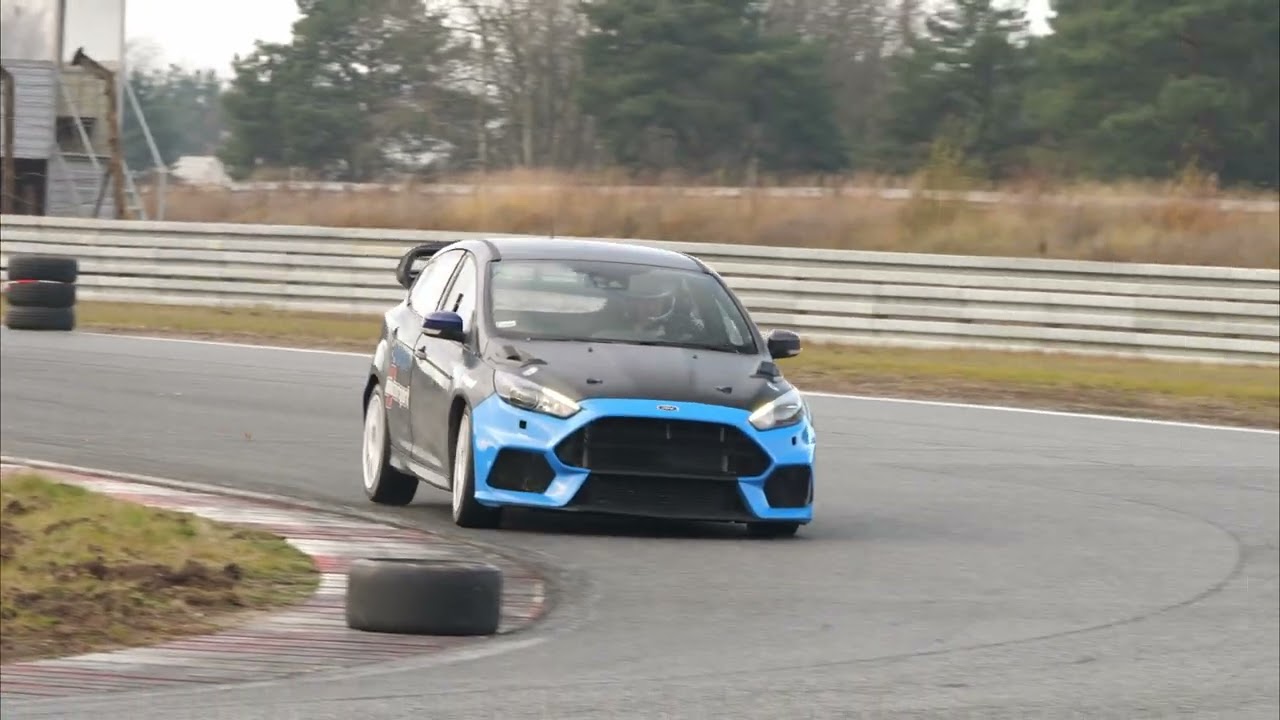 Michał Waloch Ford Focus RS MK3 Kryterium Superoes Tor Poznań 30.11.2024