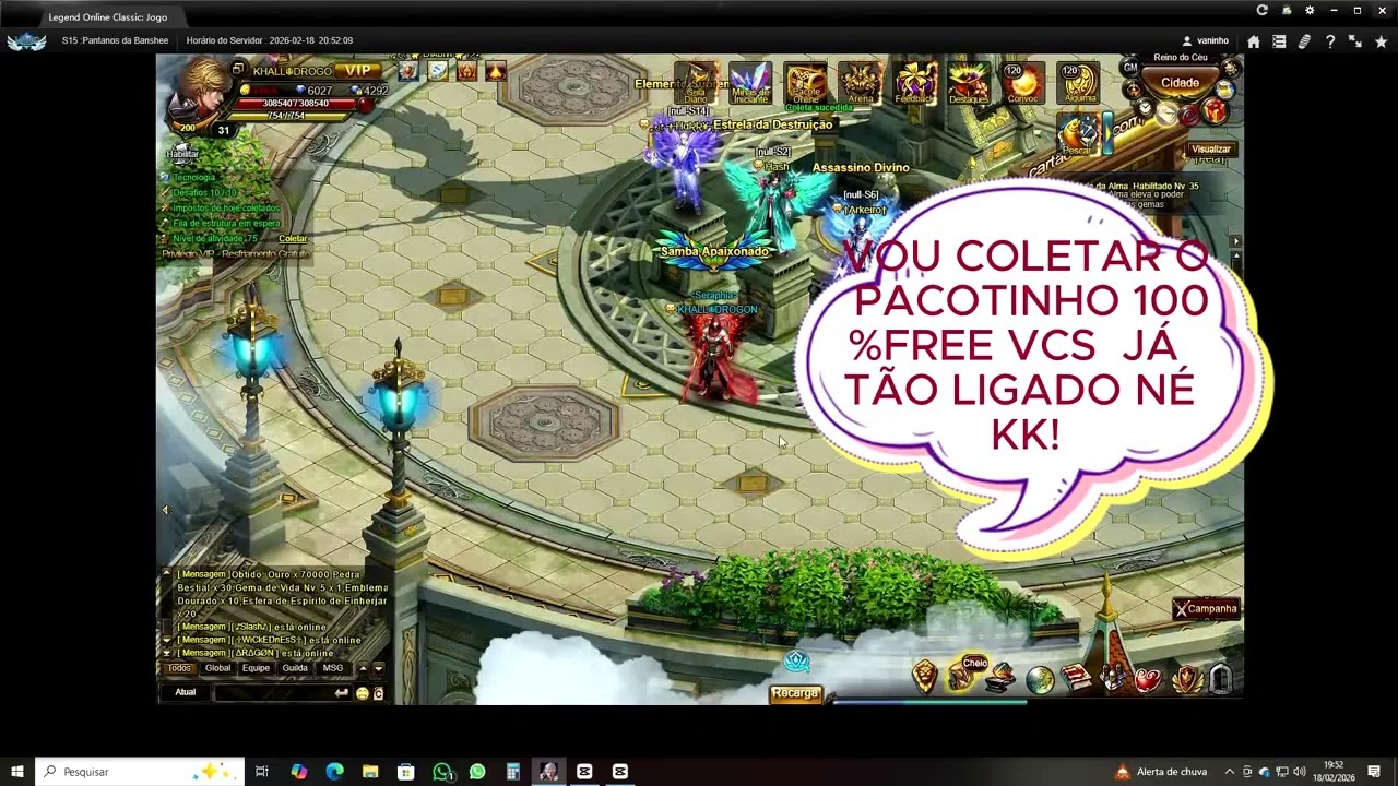LEGEND ONLINE EVENTO DAQUELE JEITO 400K É LOGO ALI...