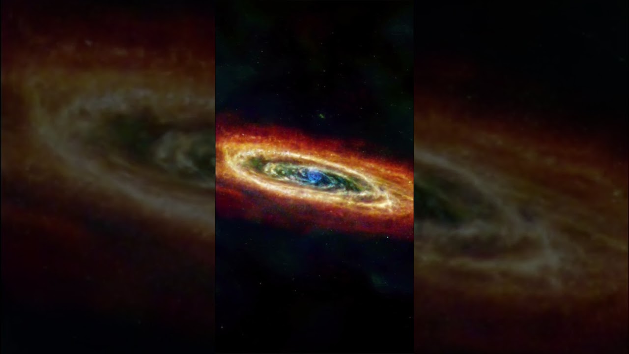 The #AndromedaGalaxy looks #gay in the best way. 🌈 #lgbtq #space #nasa