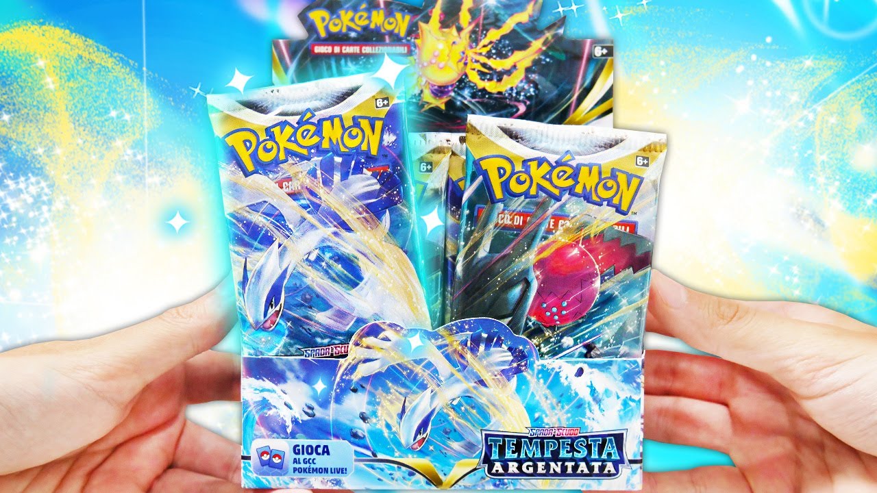 *CACCIA AL LUGIA V ALTERNATIVE ART DA 500€!* - Apro 15 Bustine Pokemon Tempesta Argentata
