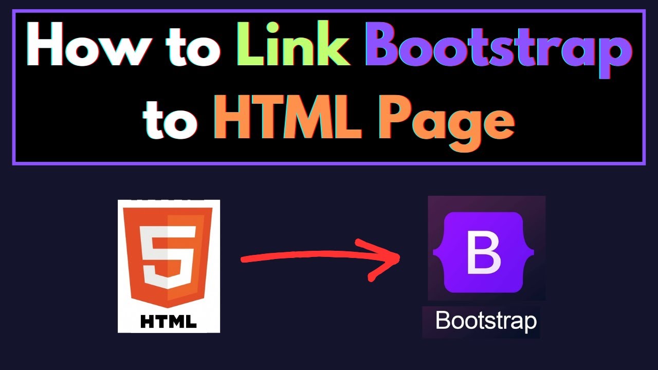 Как добавить ссылку Bootstrap CDN в HTML | Как использовать Bootstrap