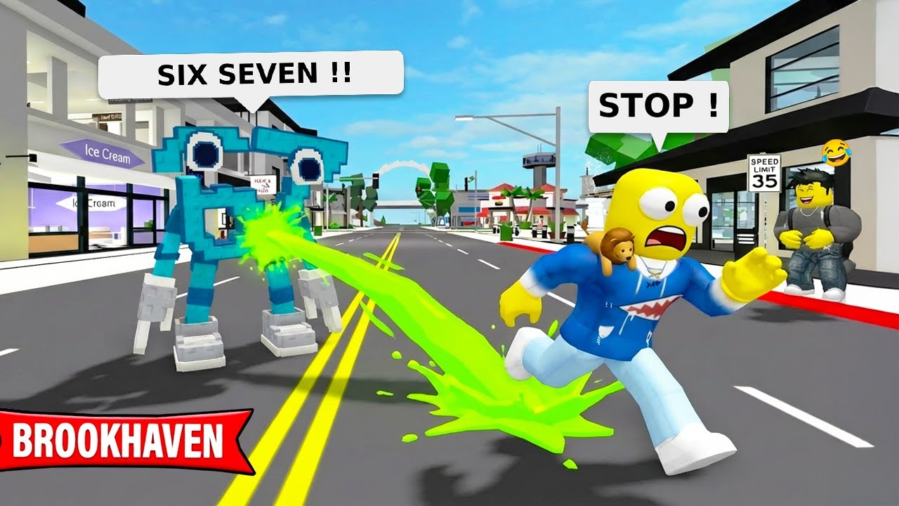Six Seven fait pipi sur oda et max dans brookhaven (le prank a pas marcher)