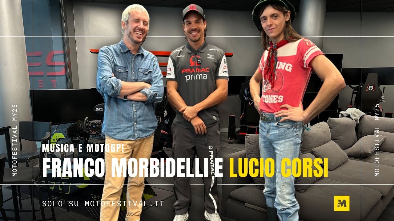 Franco Morbidelli e Lucio Corsi: MotoGP e musica si incontrano 