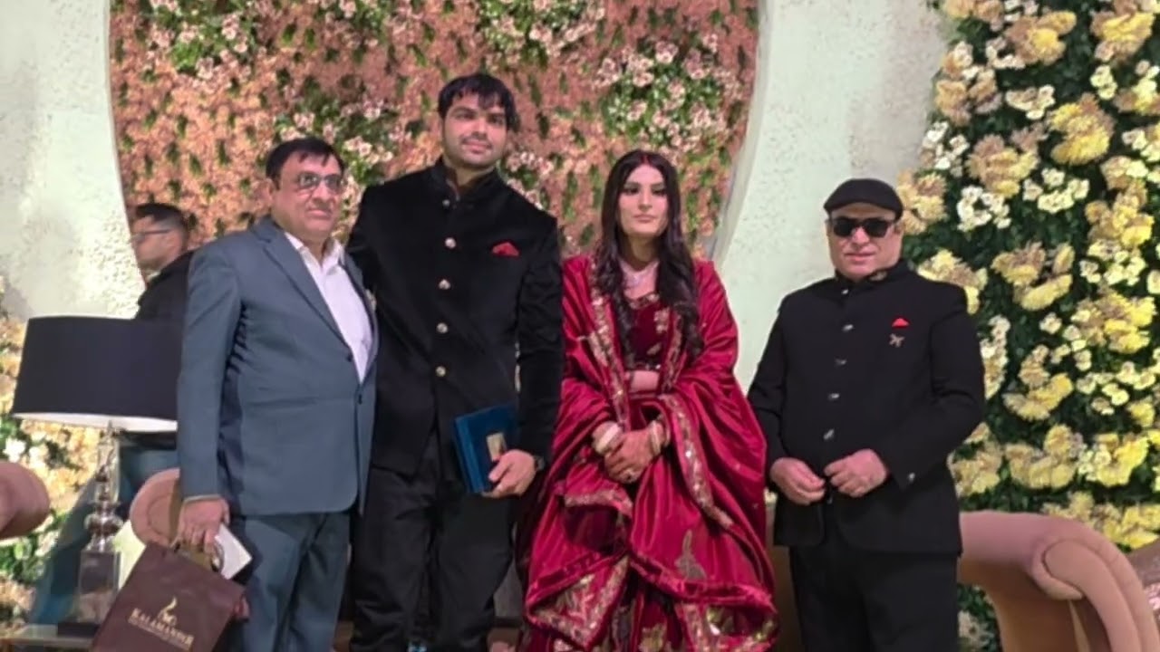 Wedding Reception of Real Hero of our nation Olympic Gold medalist Neeraj Chopra & Himani