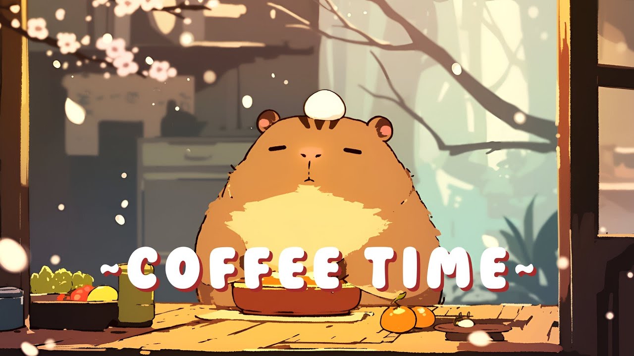 Capybara Chill Station - Relaxing Beats to Study/Sleep/Chill ~ Calm Energy ~ 🦫 🎵 🌙