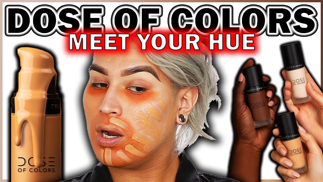 DOSE OF COLORS Meet Your Hue Foundation... Honest AF Review