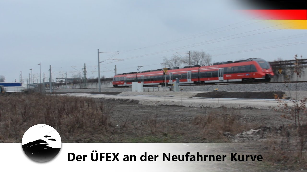 Der neue &Uuml;FEX an der Neufahrner Kurve