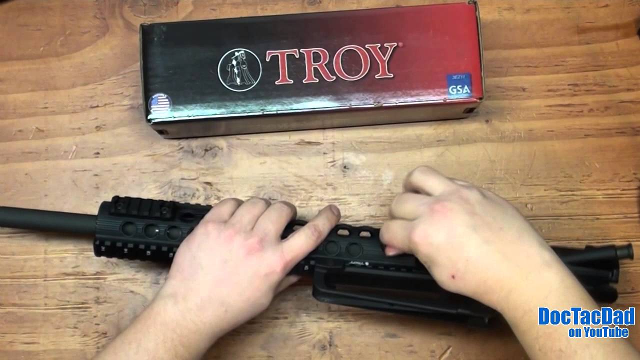 Project SPR (Special Purpose Rifle) - Troy Alpha Rail Install
