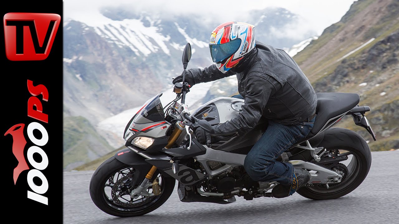 Aprilia Tuono V4 1100 Factory vs. Tuono RR Test | High Bike Testcenter Paznaun