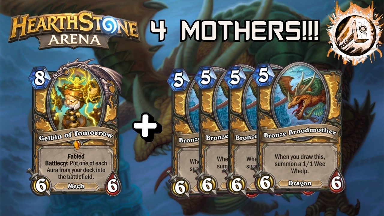 FOUR Bronze Broodmothers Destroy Arena | 12 Win Paladin Hearthstone Arena Underground