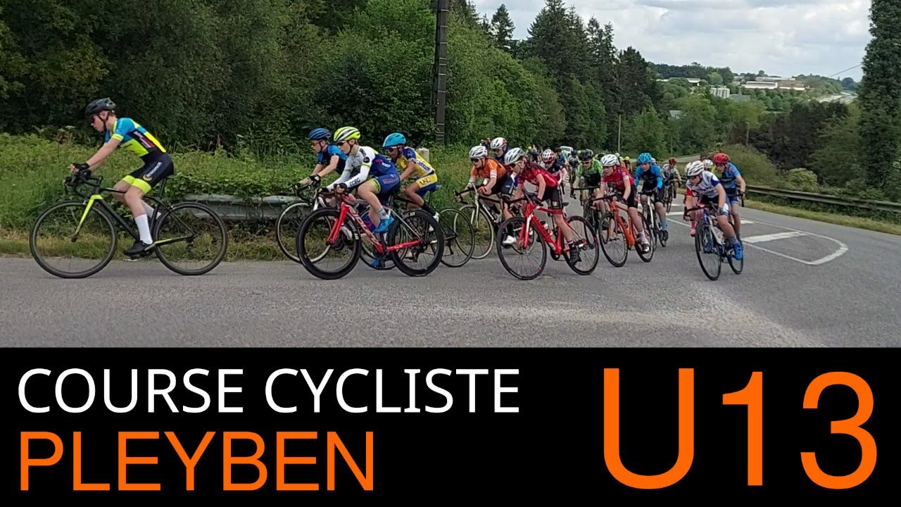 Course cycliste U13/benjamins de Pleyben 2023