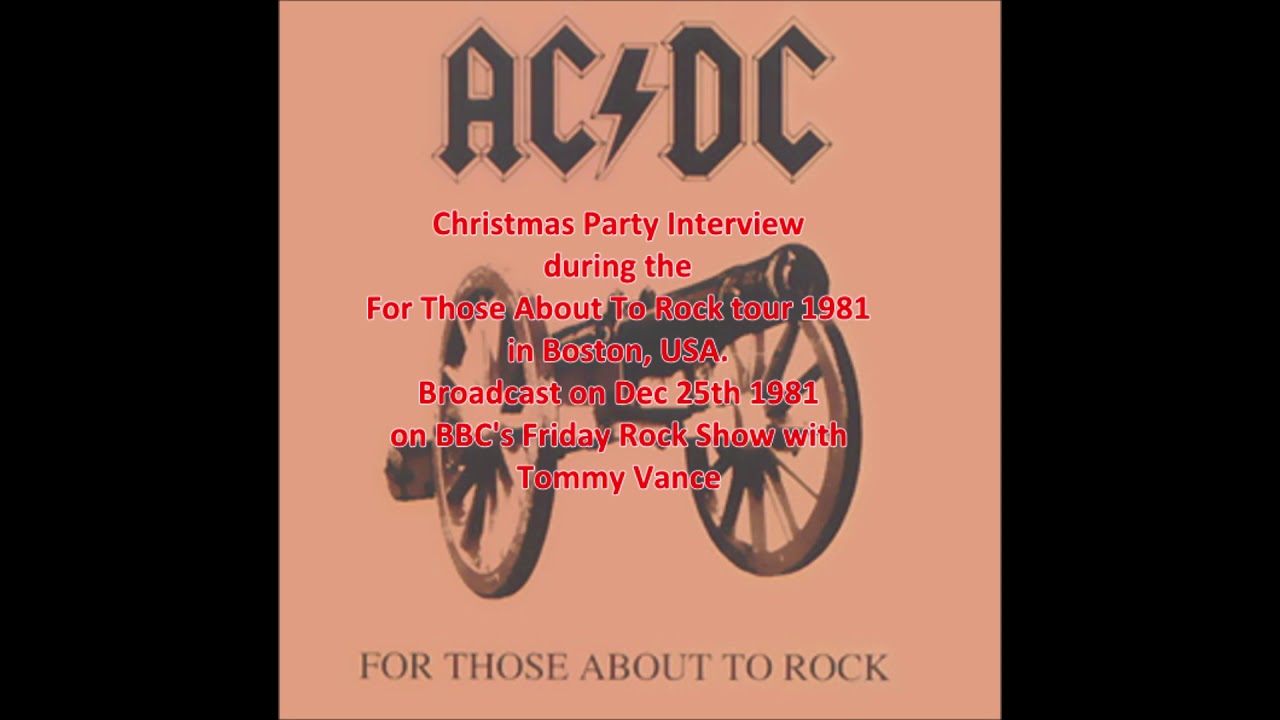 AC/DC Christmas Party 1981 BBC Friday Rock Show Tommy Vance