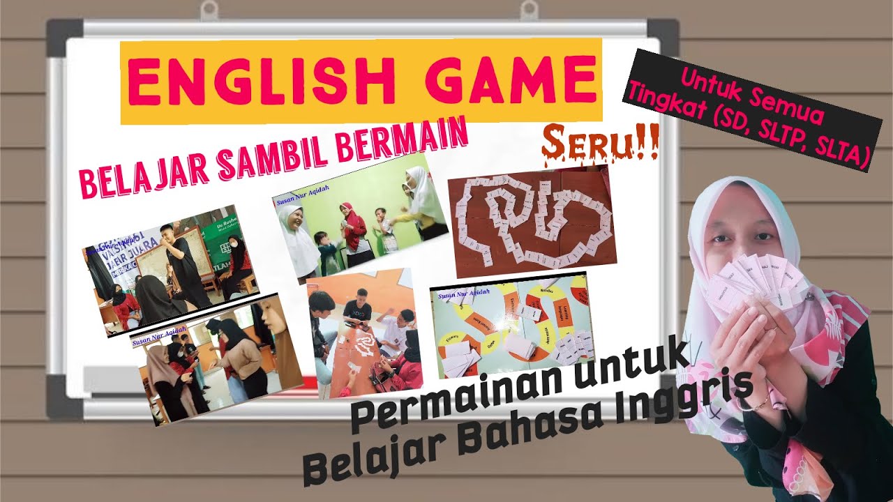 English Games||Permainan Belajar Bahasa Inggris||Seruuu||Fun|| Didalam dan luar ruangan||All Levels