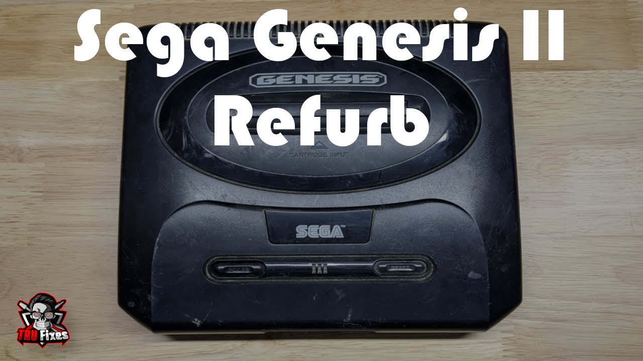 $5 Sega Genesis 2 Complete Teardown & Cleaning 🎮 // TRU Fixes