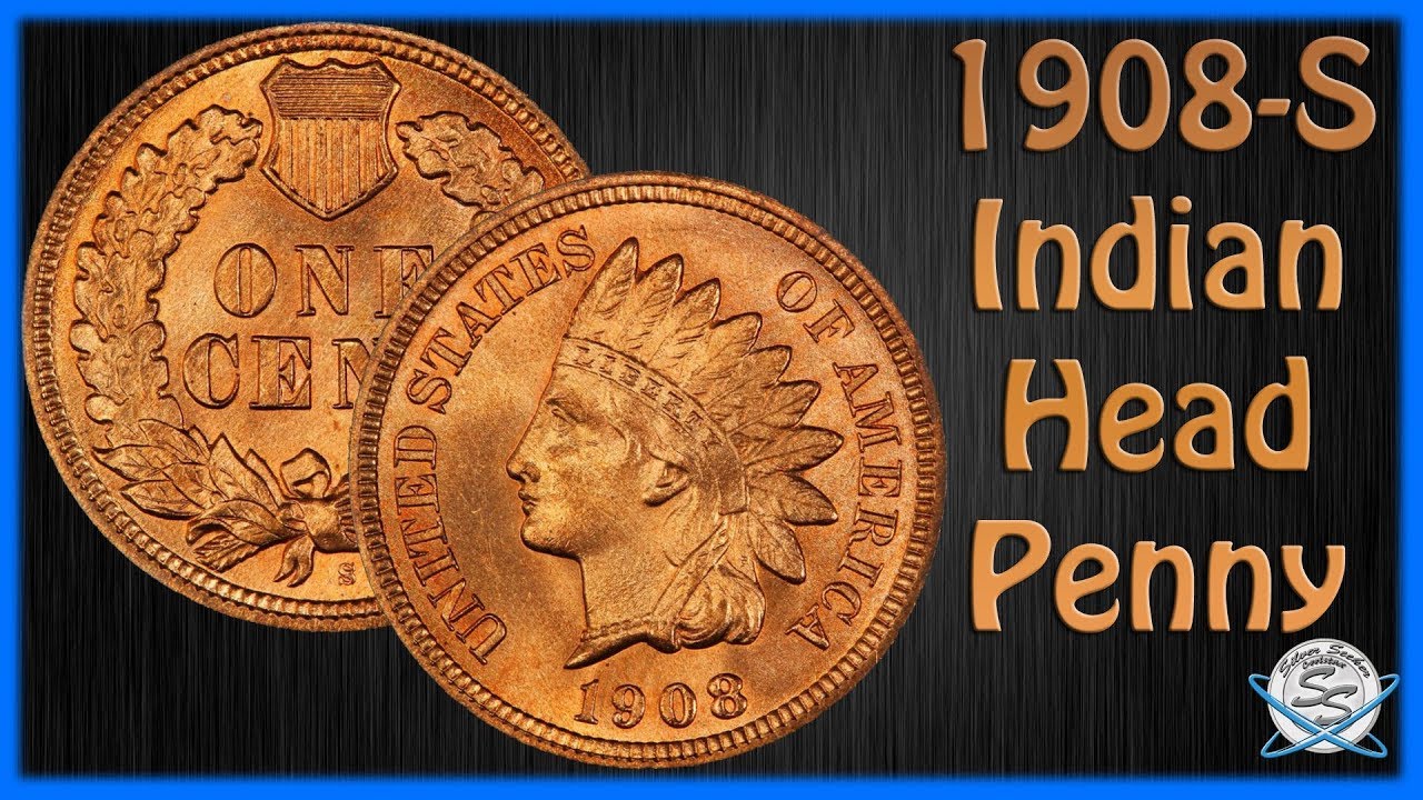 KEY DATE - 1908-S Unc Indian Head Cent!