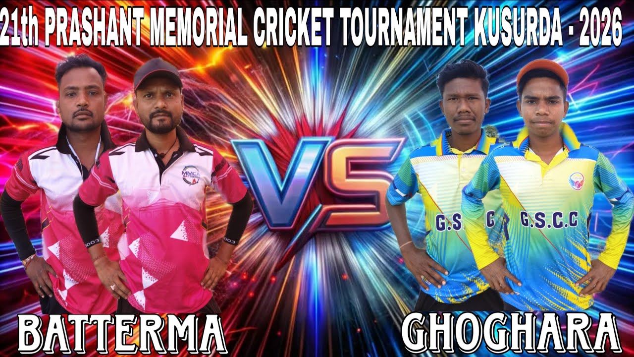 LIVE:🛑: BATTERMA VS GHOGHARA || KUSURDA PLAYGROUND #cricket #virl #sports