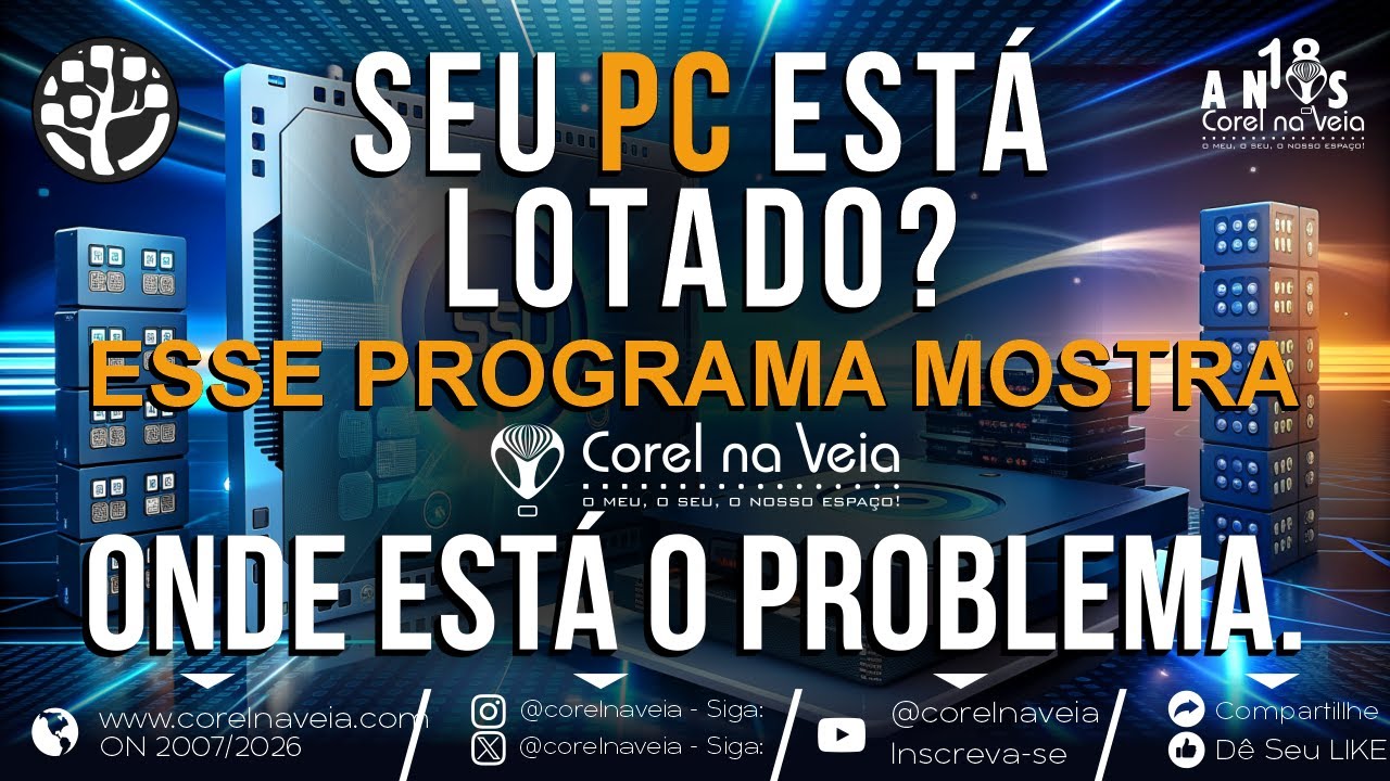 Seu PC Est&aacute; Lotado ?  Esse Programa Mostra EXATAMENTE Onde Est&aacute; o Problema!