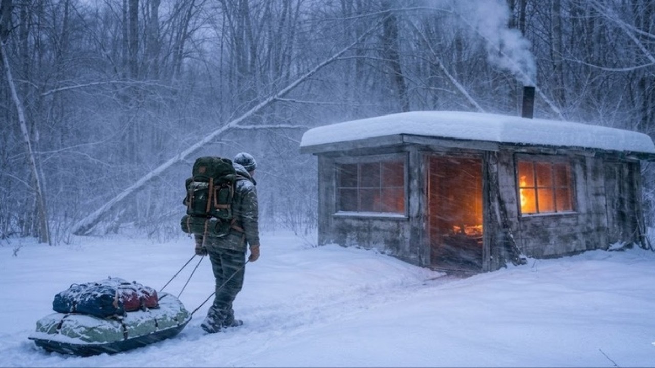 An Abandoned Log Cabin Saved Me from a Winter Blizzard