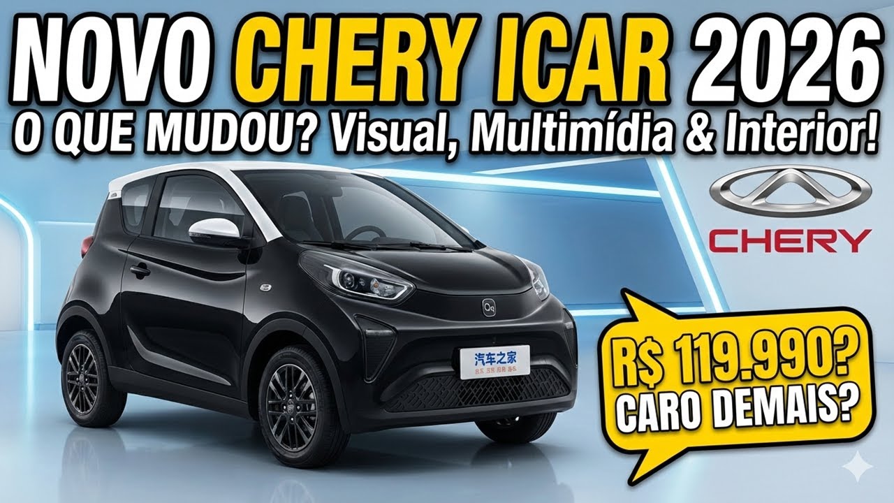 Caoa Chery iCar 2026: mudou na China, mas perdeu sentido no Brasil?