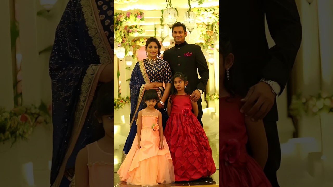 South actor chiranjeevi daughter sreeja & kalyan and Daughters with family | #shorts