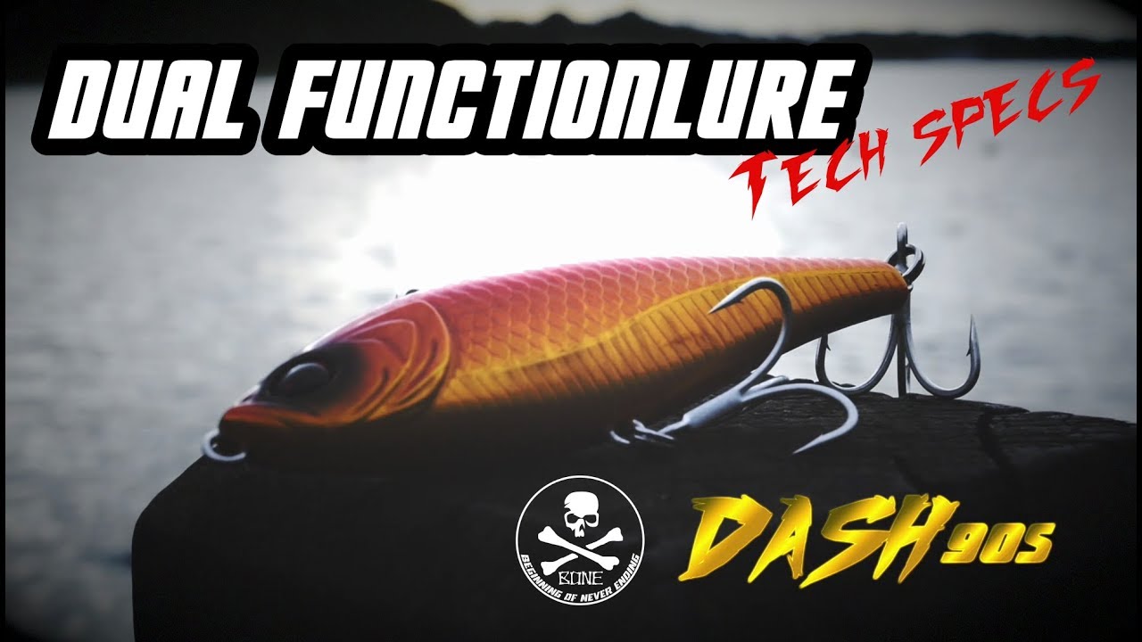 DUAL FUNCTION LURE - BONE DASH 90S
