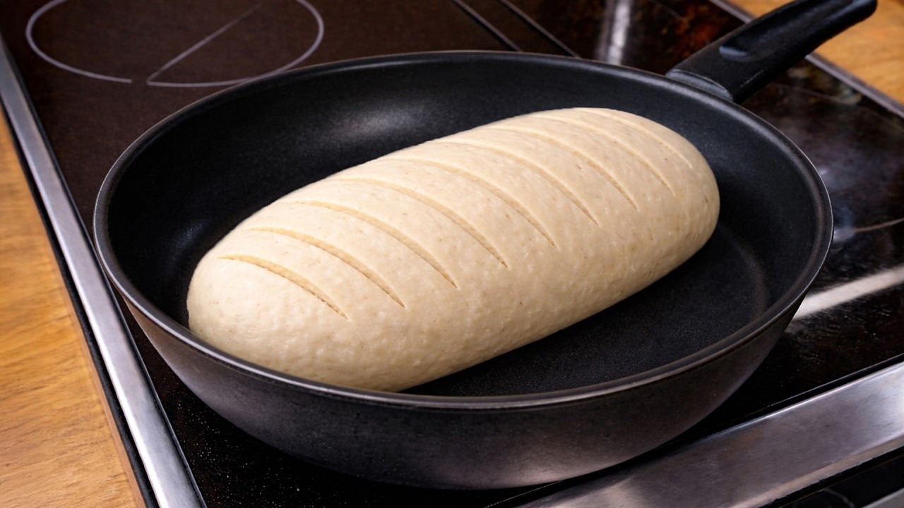 I want to make Milk Bread at home every day! No oven, No knead! Homemade bread
