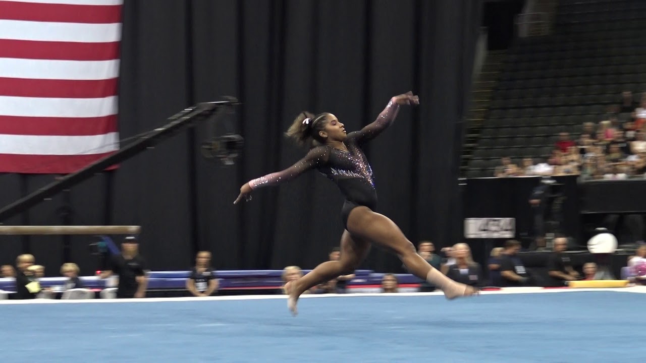Jordan Chiles – Floor Exercise – 2019 U.S. Gymnastics Championships – Senior Women Day 2