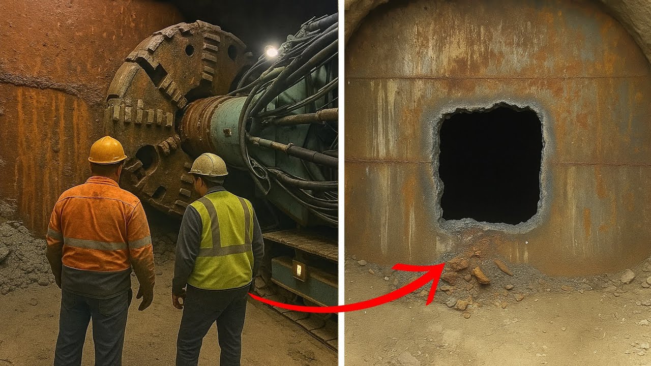 Drill Hit Metal Wall Deep in Mountain, What They Found Inside Was Disturbing!
