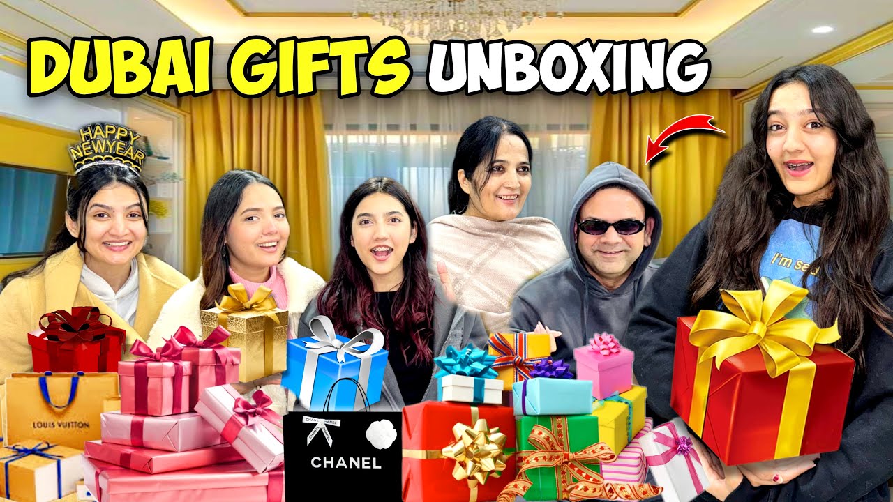 DUBAI GIFTS UNBOXING 😍| Sab Kay Sath Gift Prank Kia 🤣| Sistrology | RabiaFaisal