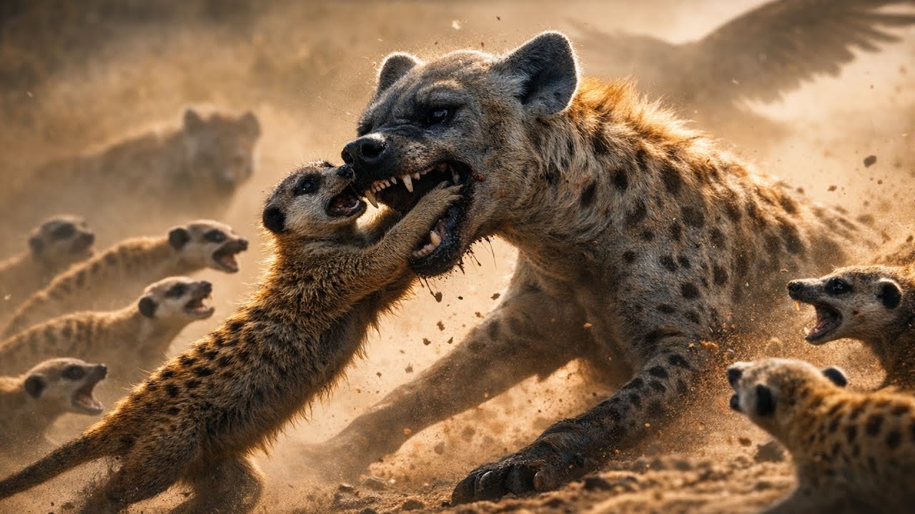 6 UNBROKEN: The Meerkat&rsquo;s Ultimate Stand. HYENAS VS MEERKAT&rsquo;S