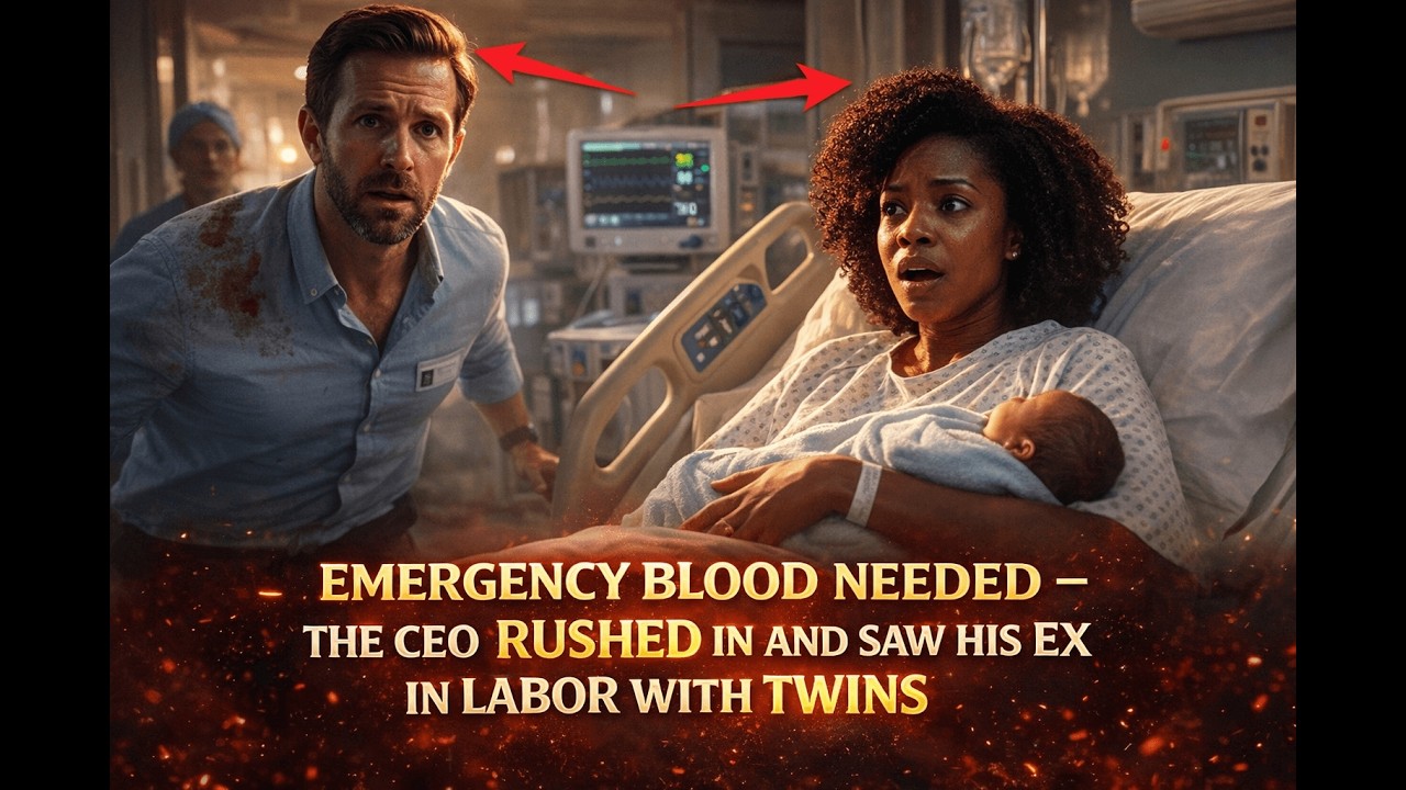 EMERGENCY BLOOD NEEDED - THE NURSE ANNOUNCED, THE CEO RUSHED IN AND SAW HIS EX IN LABOR WITH TWINS