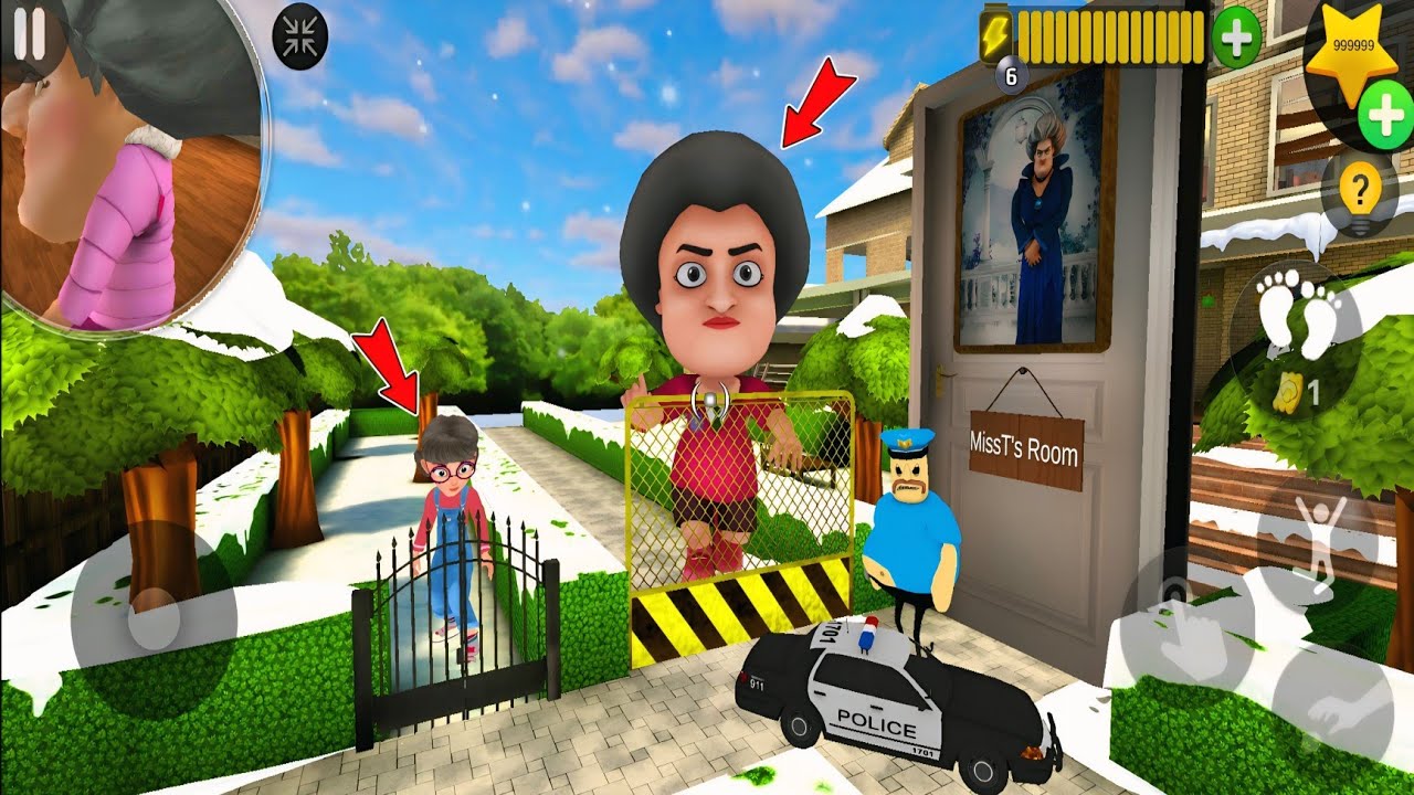 Tani Got Trapped by Miss T! 🚨😨 | Scary Teacher 3D