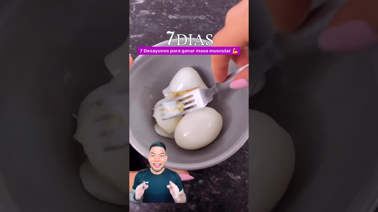 7 Desayuno para ganar masa muscular 💪🏼