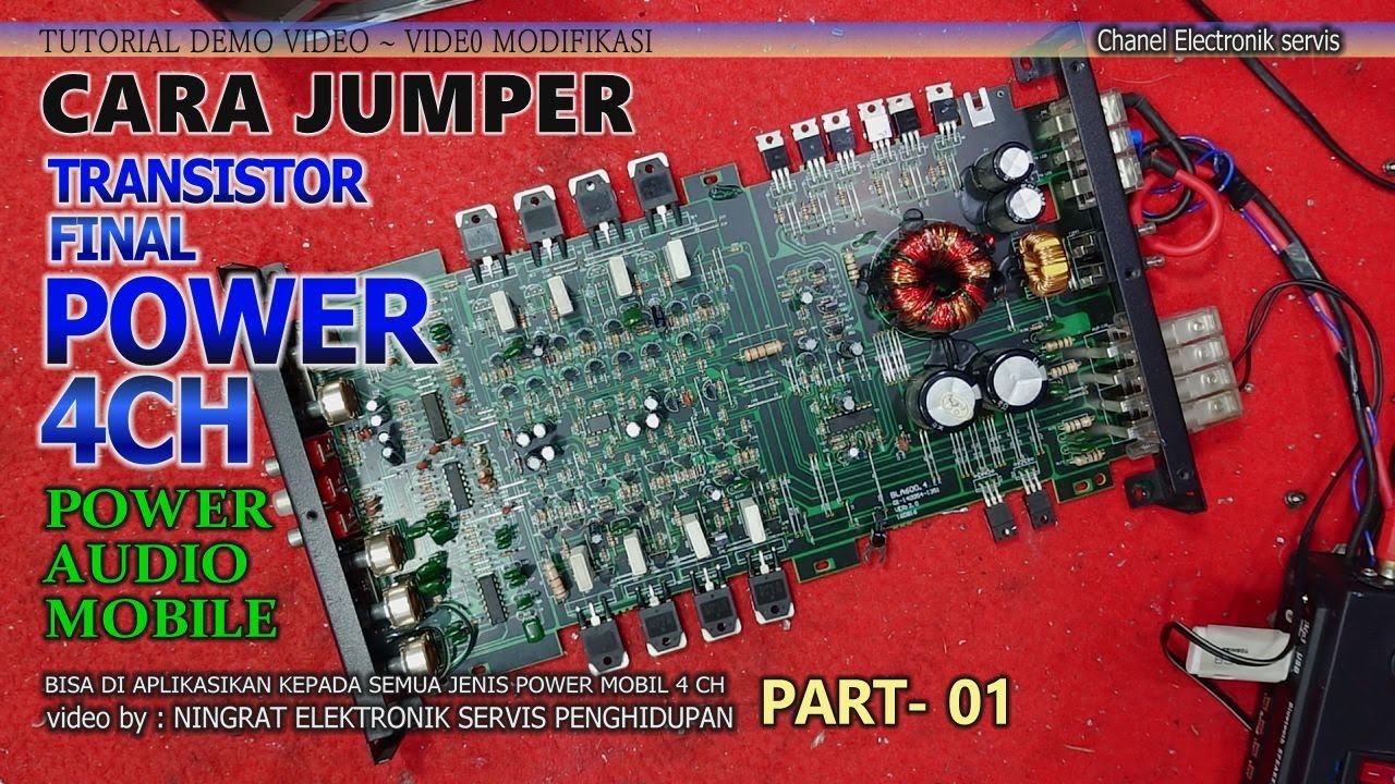 CARA JUMPER modif MENGGABUNGKAN TR FINAL POWER mobil 4 CH ( part1 )