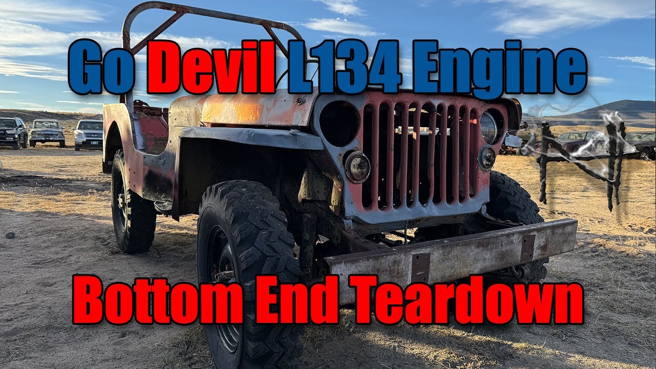 Willys Jeep Go Devil L134 Engine - Bottom End Teardown and Inspection